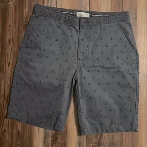 Hudson & Barrow anchor printed shorts 34
